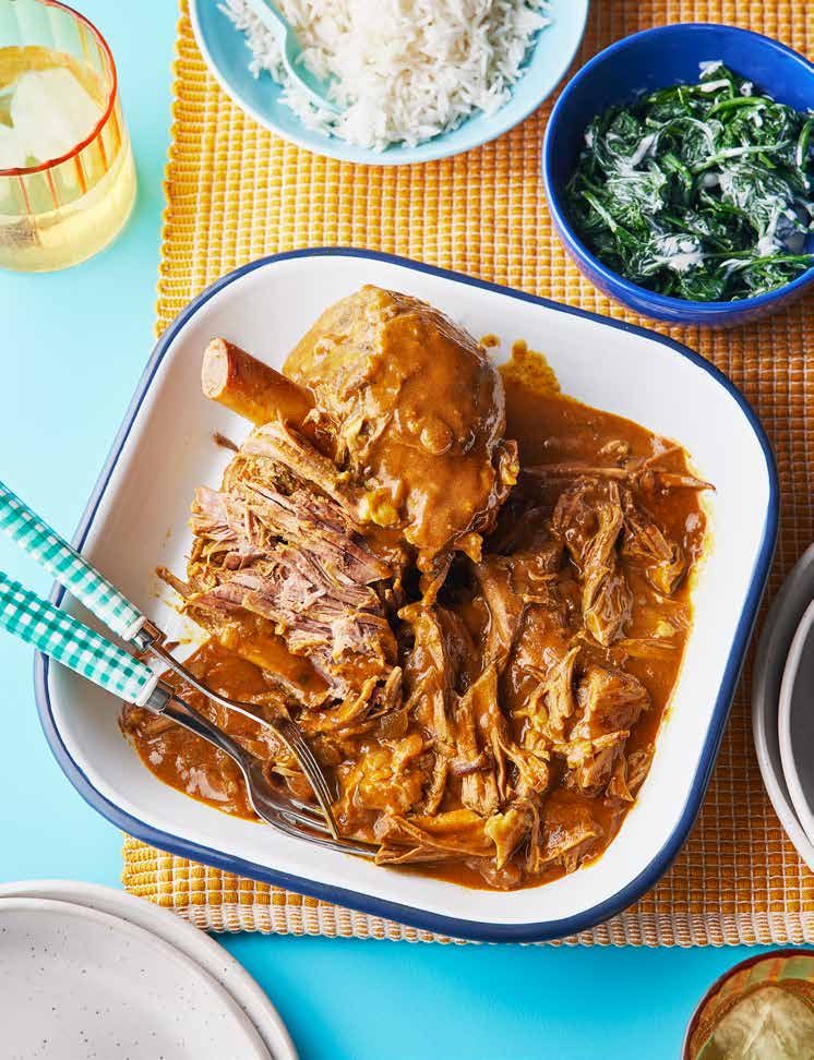 A dinner from How to Make Anything in a Slow Cooker: Weeknight Wins!