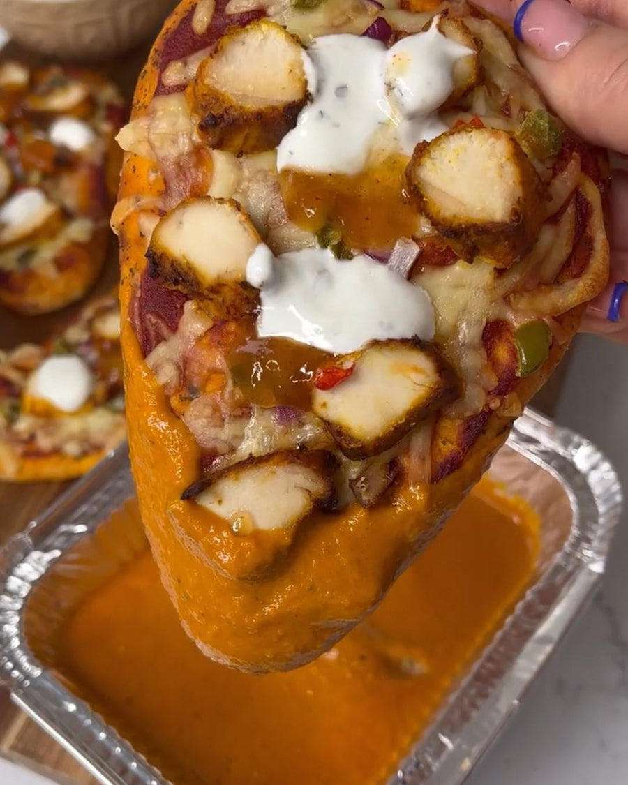 Chicken tikka naanzas