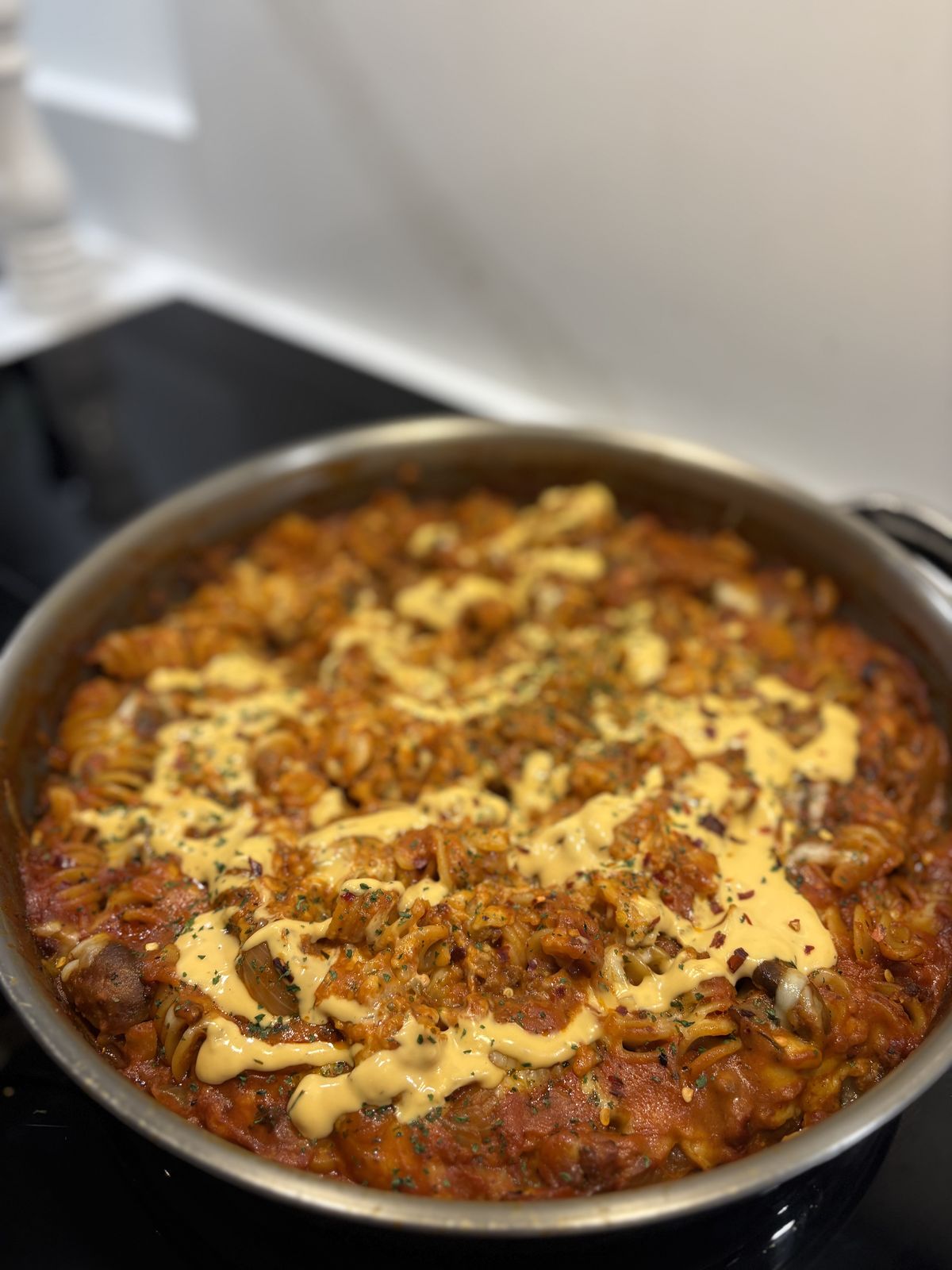 Cheesy one pan bake